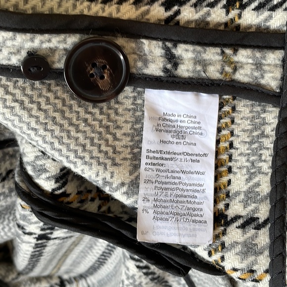 Madewell (Mostly) Wool Coat. Women’s Large - Picture 6 of 7